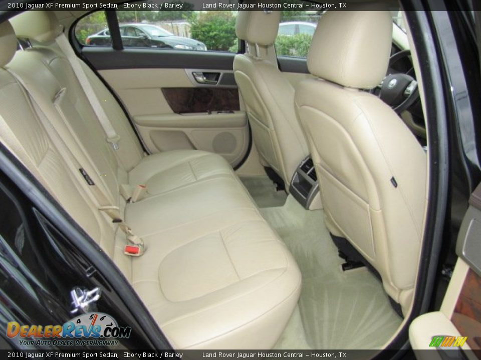 2010 Jaguar XF Premium Sport Sedan Ebony Black / Barley Photo #14