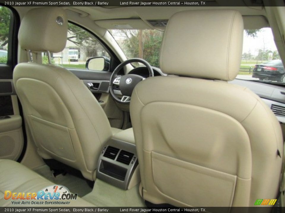 2010 Jaguar XF Premium Sport Sedan Ebony Black / Barley Photo #15