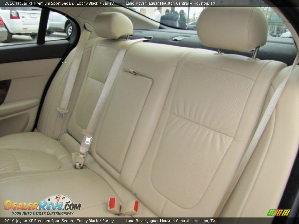 2010 Jaguar XF Premium Sport Sedan Ebony Black / Barley Photo #17