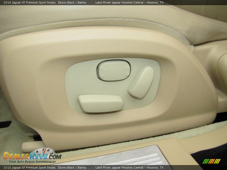 2010 Jaguar XF Premium Sport Sedan Ebony Black / Barley Photo #23