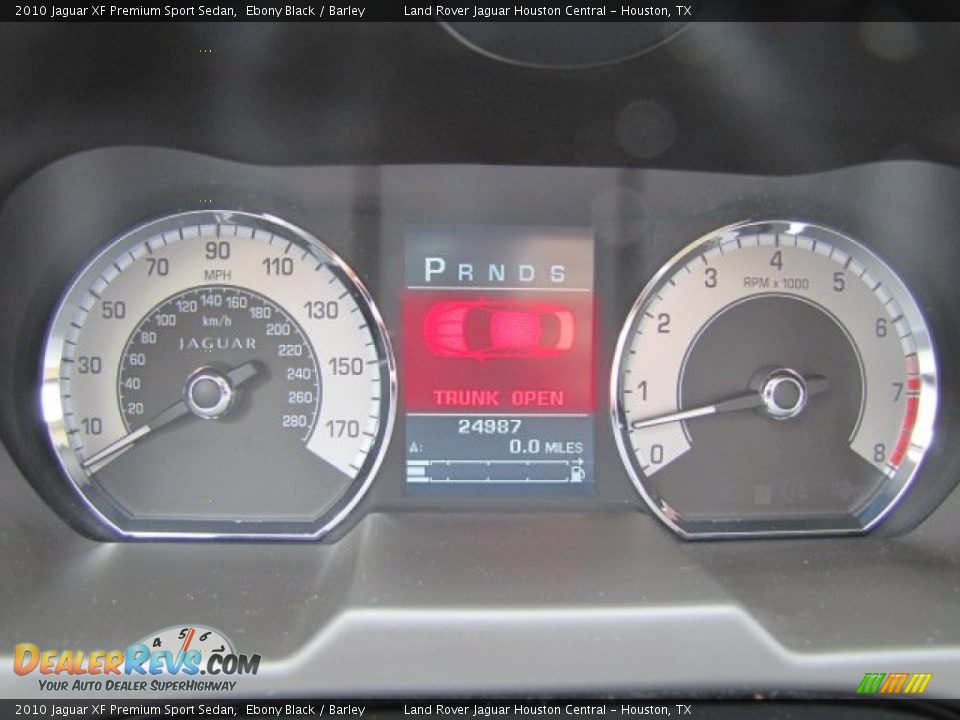 2010 Jaguar XF Premium Sport Sedan Gauges Photo #29