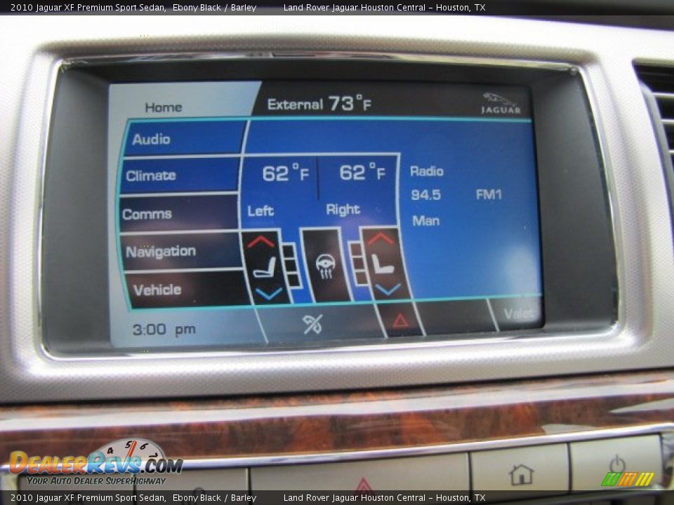 2010 Jaguar XF Premium Sport Sedan Ebony Black / Barley Photo #30