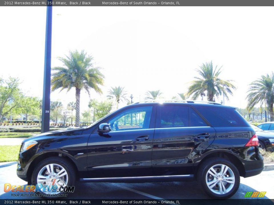 Black 2012 Mercedes-Benz ML 350 4Matic Photo #4