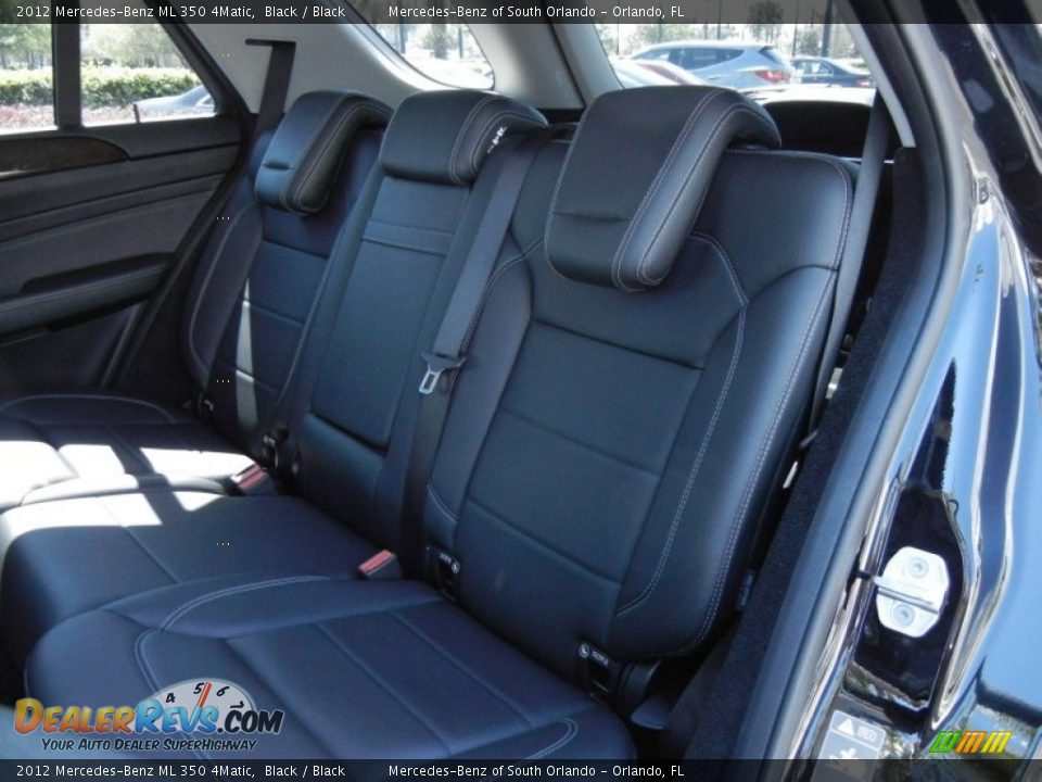 Rear Seat of 2012 Mercedes-Benz ML 350 4Matic Photo #15