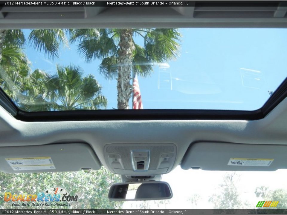 Sunroof of 2012 Mercedes-Benz ML 350 4Matic Photo #18