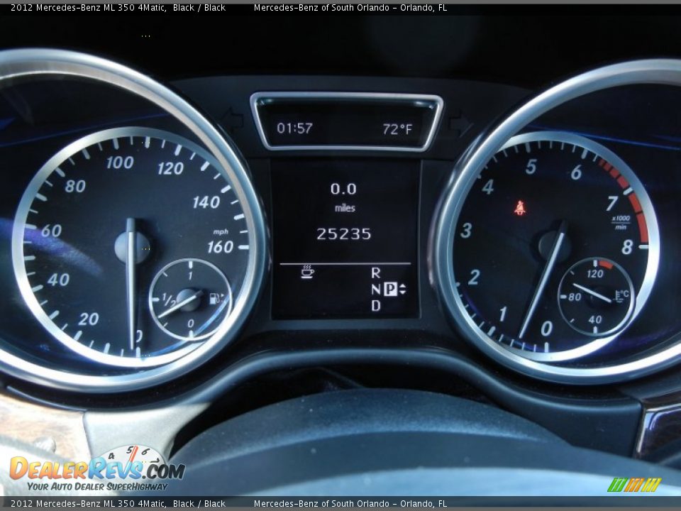 2012 Mercedes-Benz ML 350 4Matic Gauges Photo #21