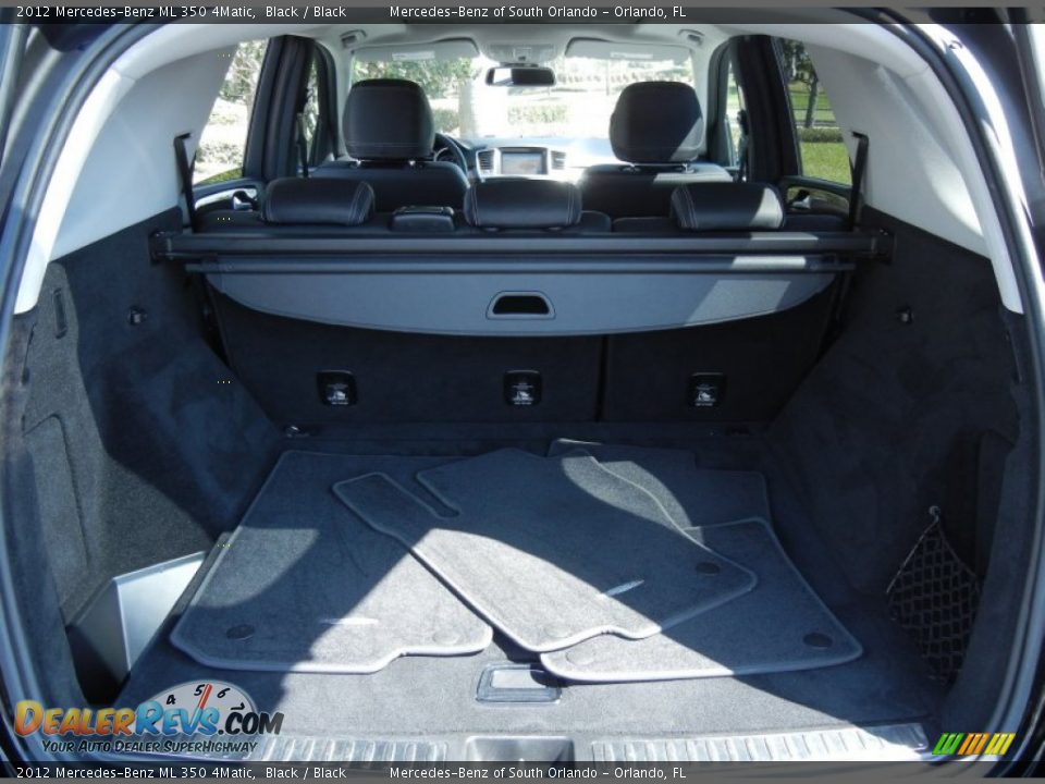 2012 Mercedes-Benz ML 350 4Matic Black / Black Photo #24