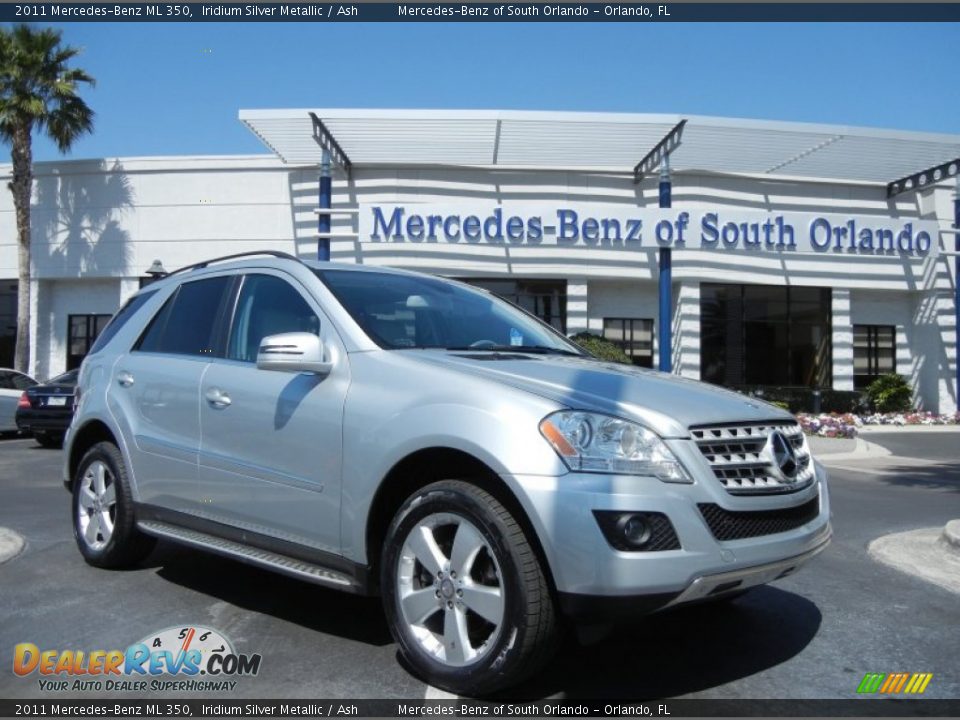 2011 Mercedes-Benz ML 350 Iridium Silver Metallic / Ash Photo #1