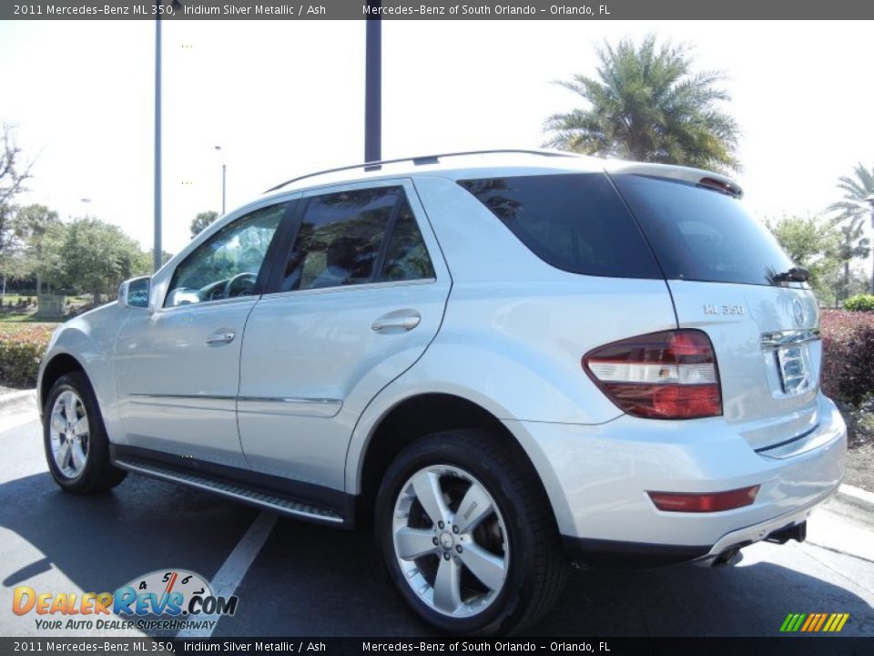 2011 Mercedes-Benz ML 350 Iridium Silver Metallic / Ash Photo #5