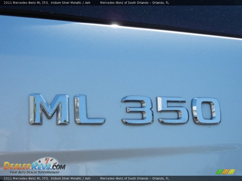 2011 Mercedes-Benz ML 350 Iridium Silver Metallic / Ash Photo #9