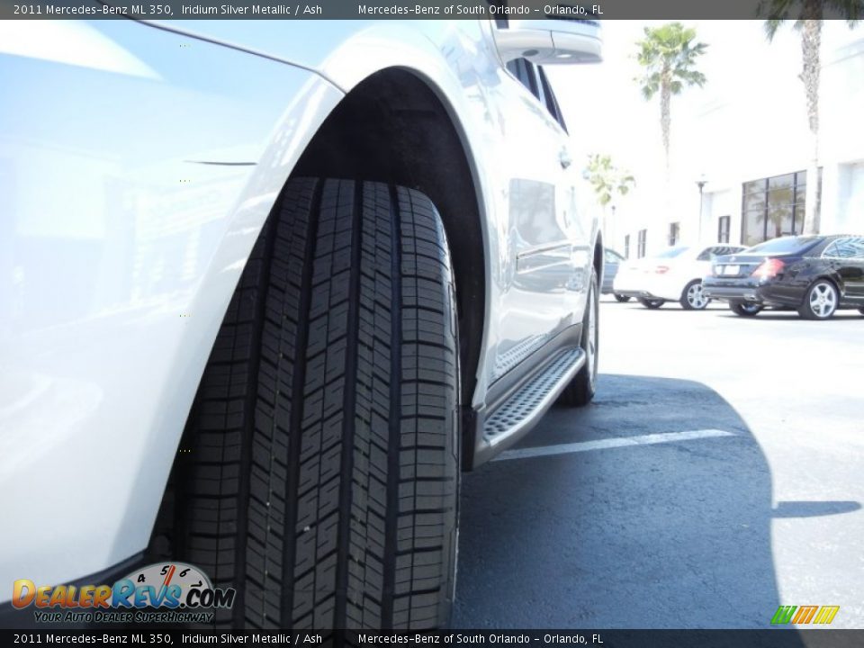 2011 Mercedes-Benz ML 350 Iridium Silver Metallic / Ash Photo #10
