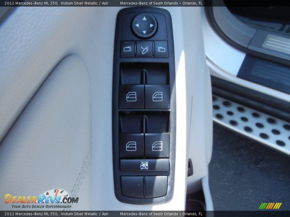 2011 Mercedes-Benz ML 350 Iridium Silver Metallic / Ash Photo #13