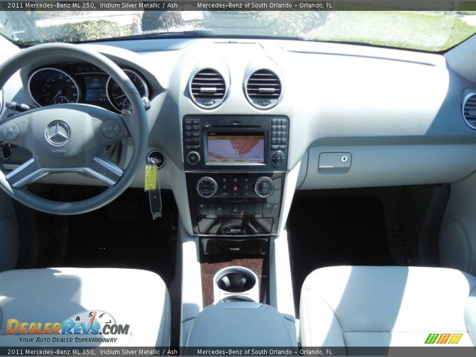 2011 Mercedes-Benz ML 350 Iridium Silver Metallic / Ash Photo #19
