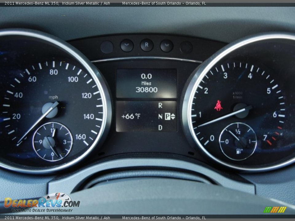 2011 Mercedes-Benz ML 350 Gauges Photo #21