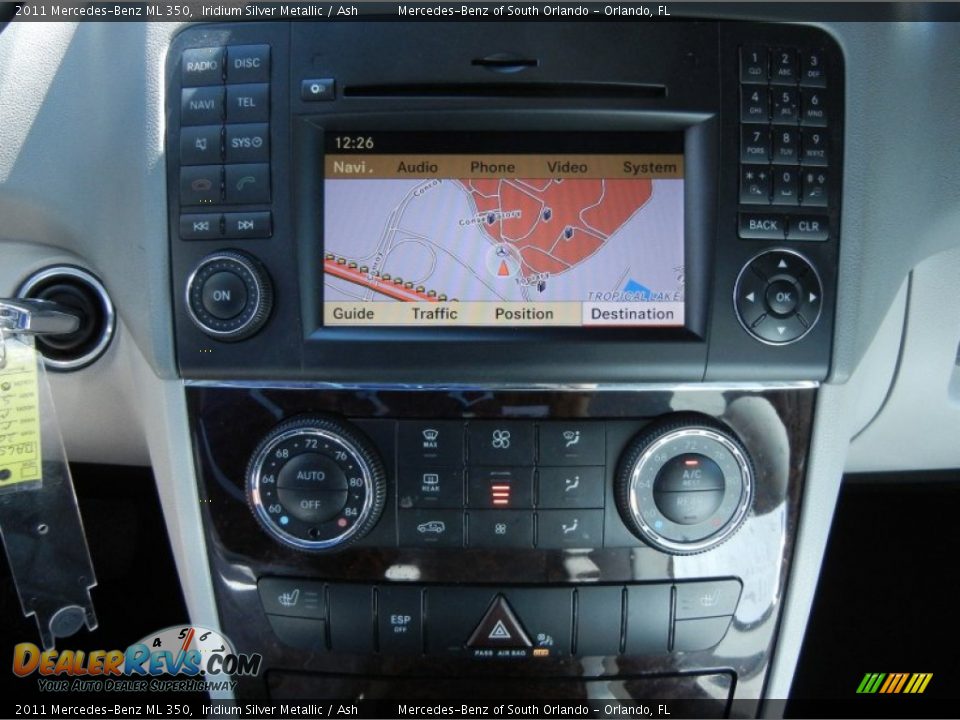 2011 Mercedes-Benz ML 350 Iridium Silver Metallic / Ash Photo #22