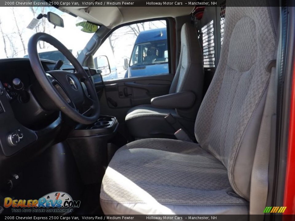 2008 Chevrolet Express 2500 Cargo Van Victory Red / Medium Pewter Photo #6
