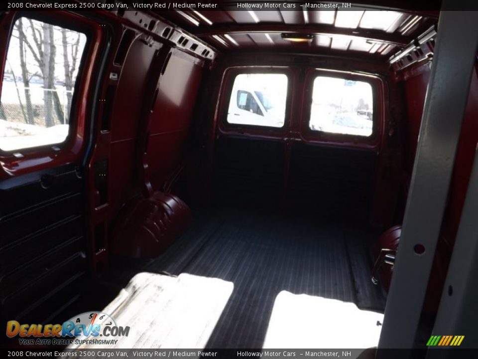 2008 Chevrolet Express 2500 Cargo Van Victory Red / Medium Pewter Photo #7