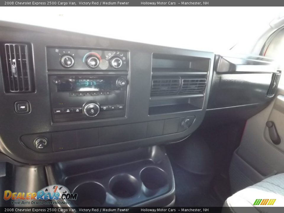 2008 Chevrolet Express 2500 Cargo Van Victory Red / Medium Pewter Photo #10