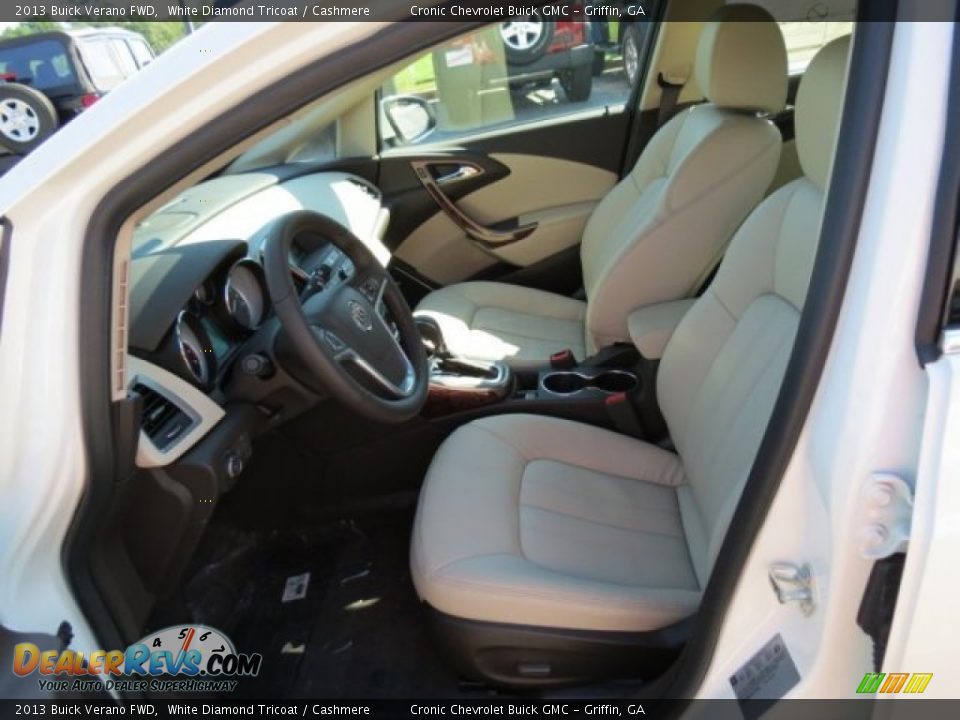 2013 Buick Verano FWD White Diamond Tricoat / Cashmere Photo #10