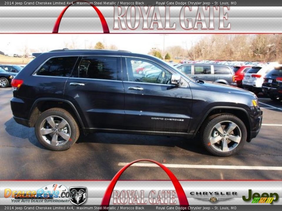 2014 Jeep Grand Cherokee Limited 4x4 Maximum Steel Metallic / Morocco Black Photo #1