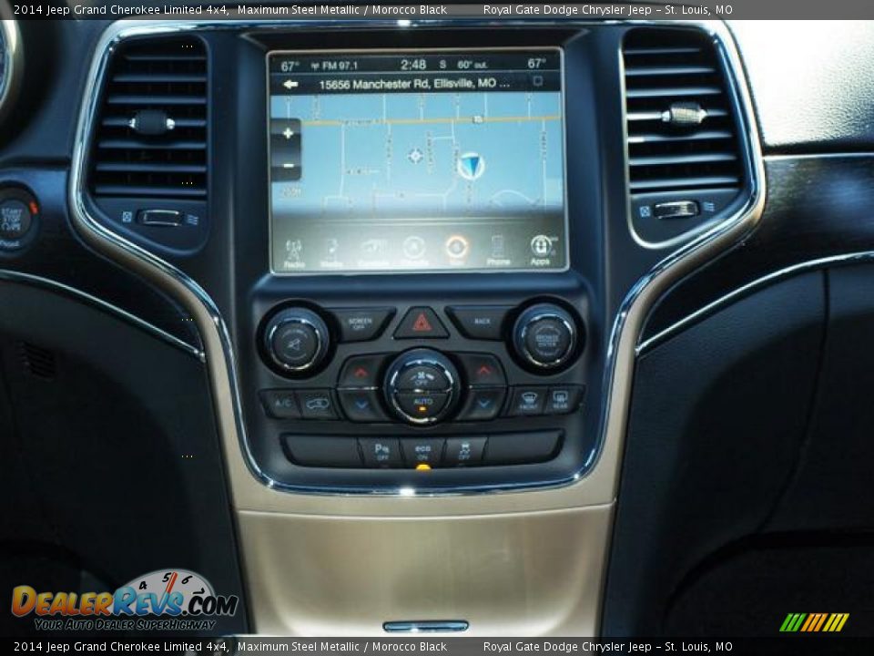 2014 Jeep Grand Cherokee Limited 4x4 Maximum Steel Metallic / Morocco Black Photo #6
