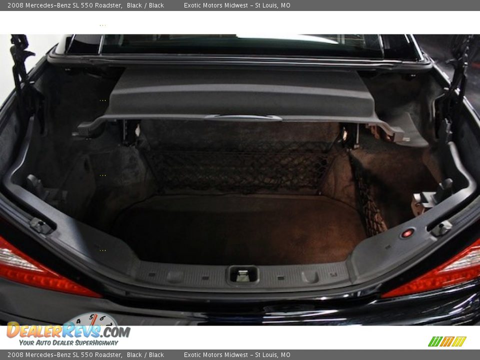 2008 Mercedes-Benz SL 550 Roadster Black / Black Photo #20