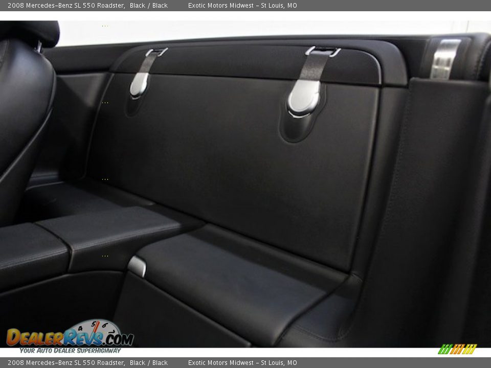 Rear Seat of 2008 Mercedes-Benz SL 550 Roadster Photo #36