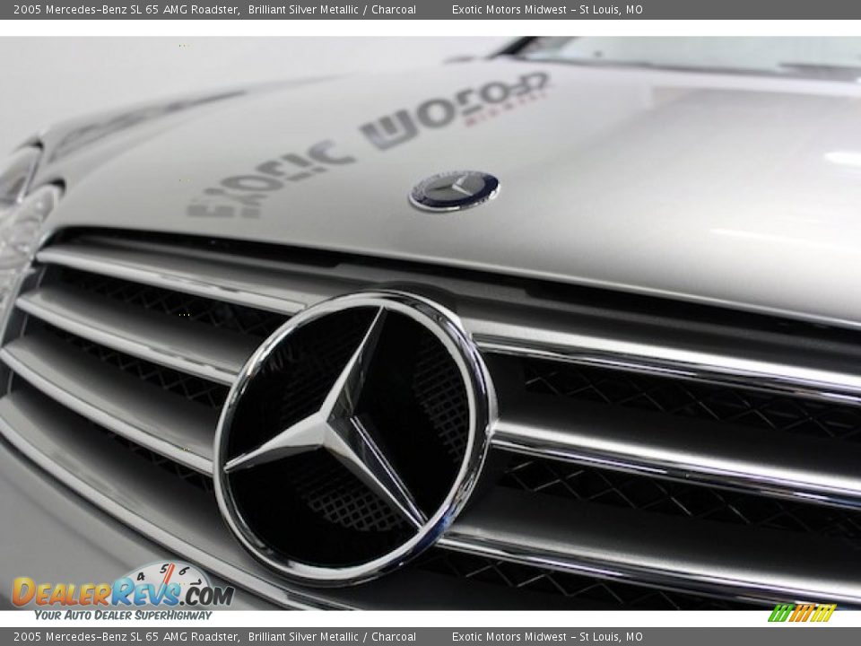 2005 Mercedes-Benz SL 65 AMG Roadster Brilliant Silver Metallic / Charcoal Photo #20