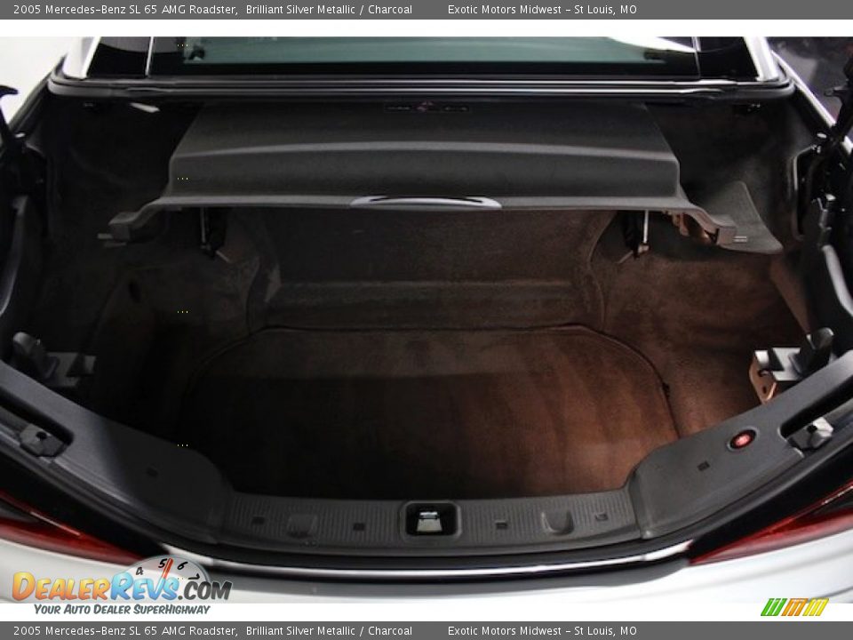 2005 Mercedes-Benz SL 65 AMG Roadster Brilliant Silver Metallic / Charcoal Photo #25