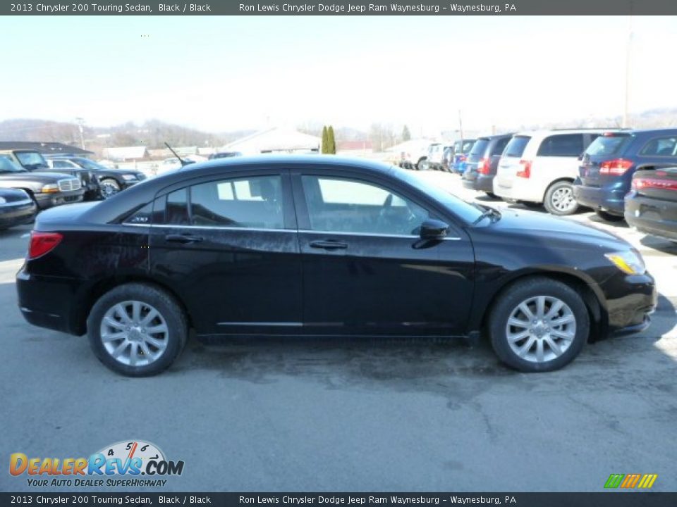 2013 Chrysler 200 Touring Sedan Black / Black Photo #6