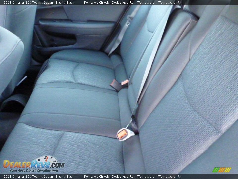 2013 Chrysler 200 Touring Sedan Black / Black Photo #11