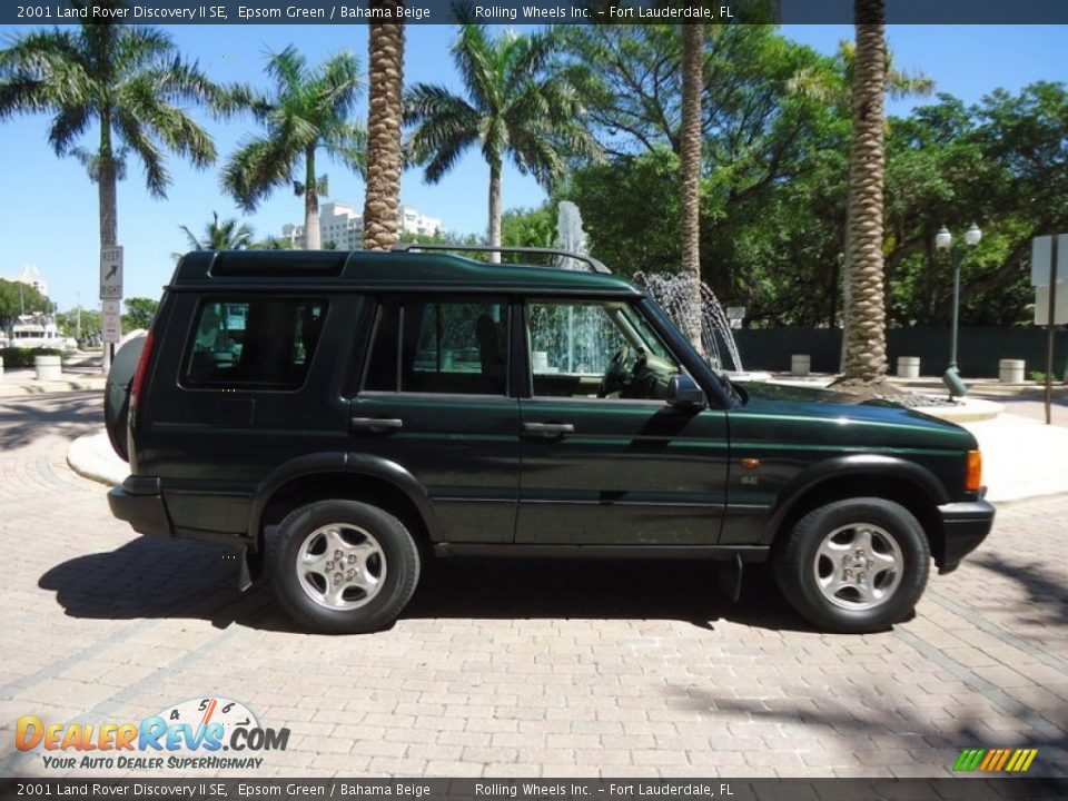 2001 Land Rover Discovery II SE Epsom Green / Bahama Beige Photo #11