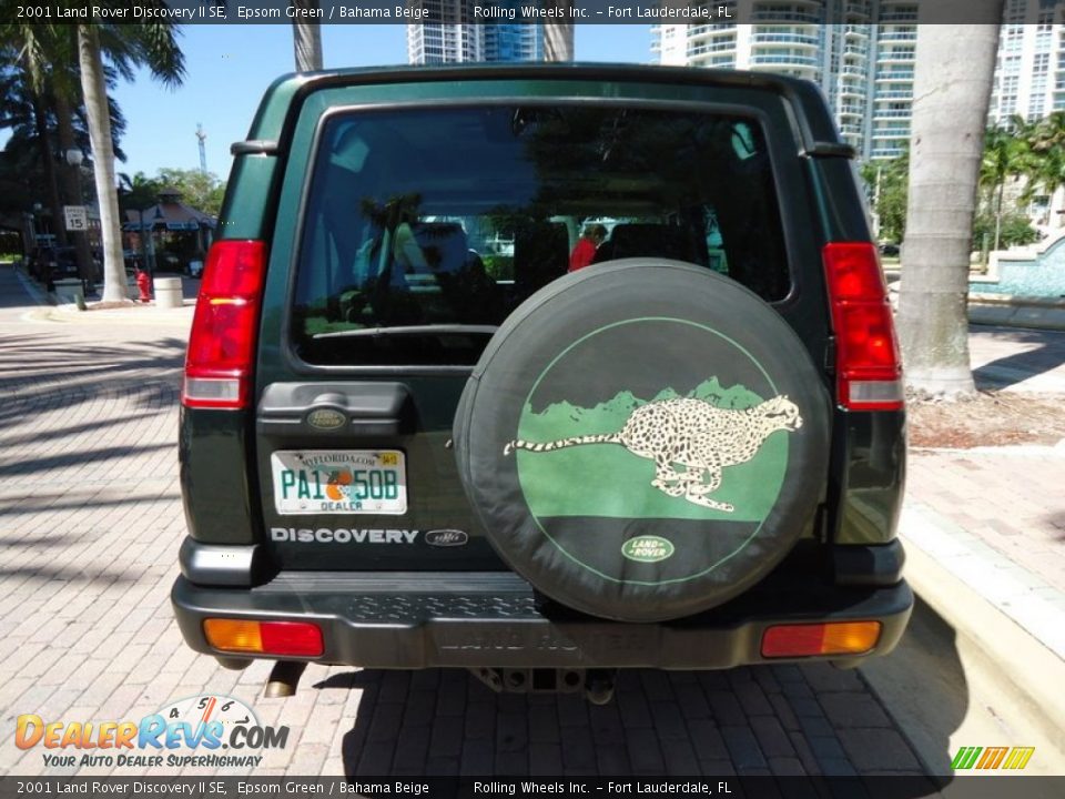 2001 Land Rover Discovery II SE Epsom Green / Bahama Beige Photo #13