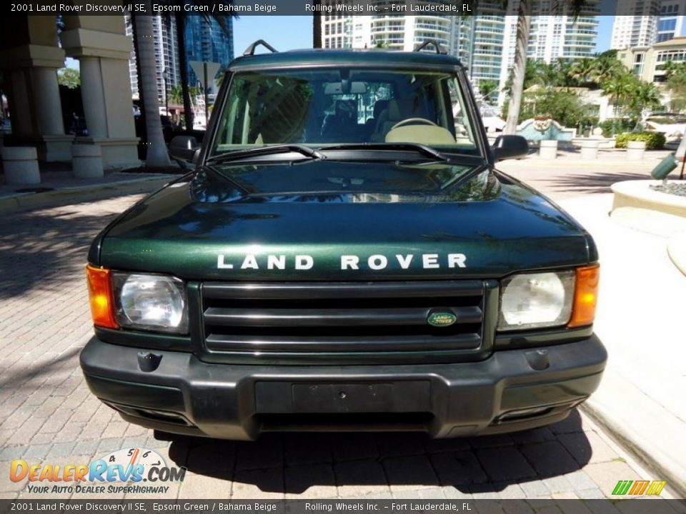 2001 Land Rover Discovery II SE Epsom Green / Bahama Beige Photo #15