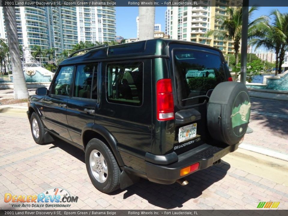 2001 Land Rover Discovery II SE Epsom Green / Bahama Beige Photo #18