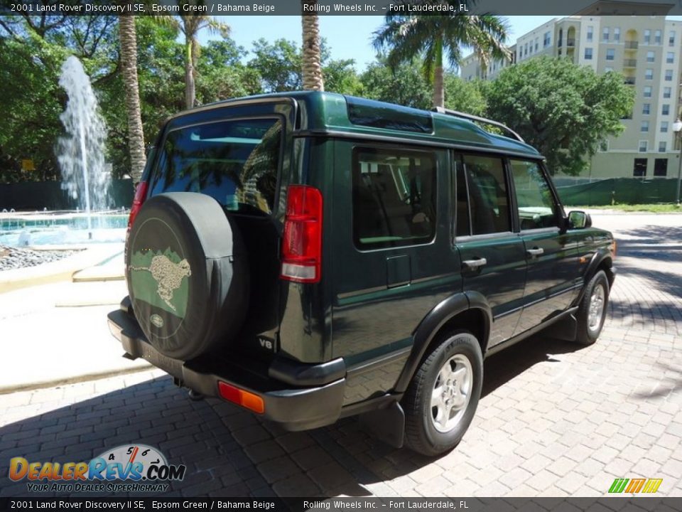 2001 Land Rover Discovery II SE Epsom Green / Bahama Beige Photo #19