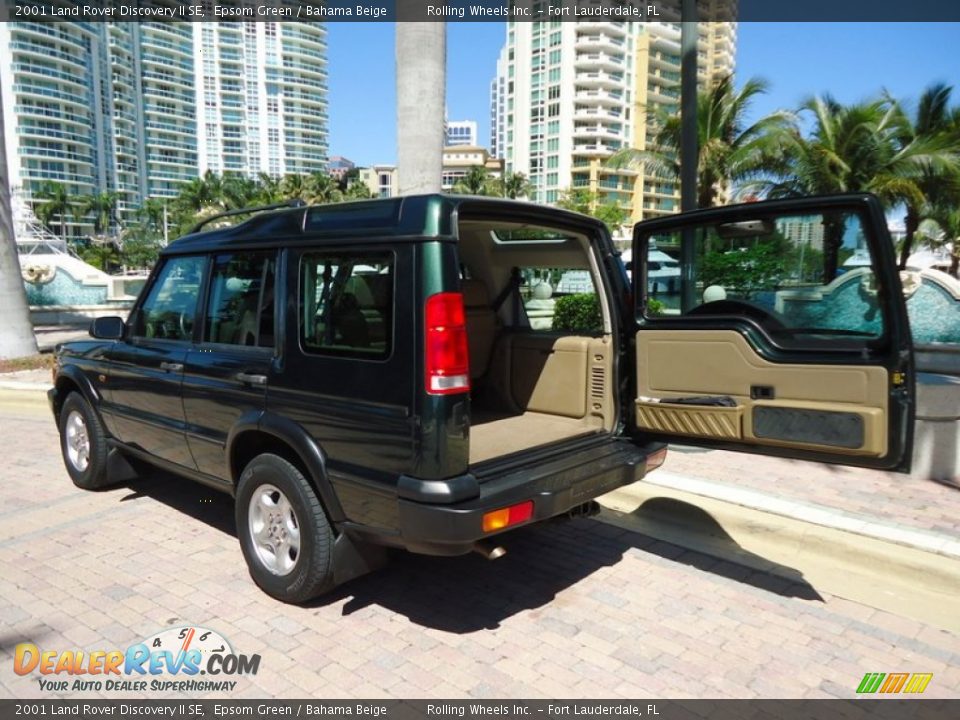 2001 Land Rover Discovery II SE Epsom Green / Bahama Beige Photo #23