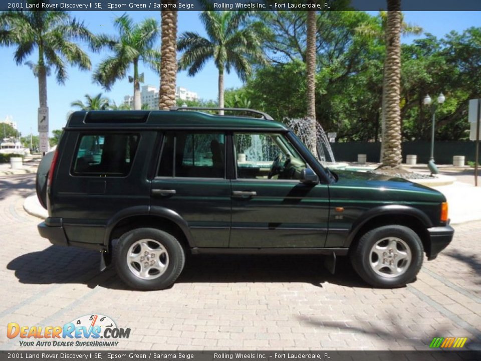 2001 Land Rover Discovery II SE Epsom Green / Bahama Beige Photo #25