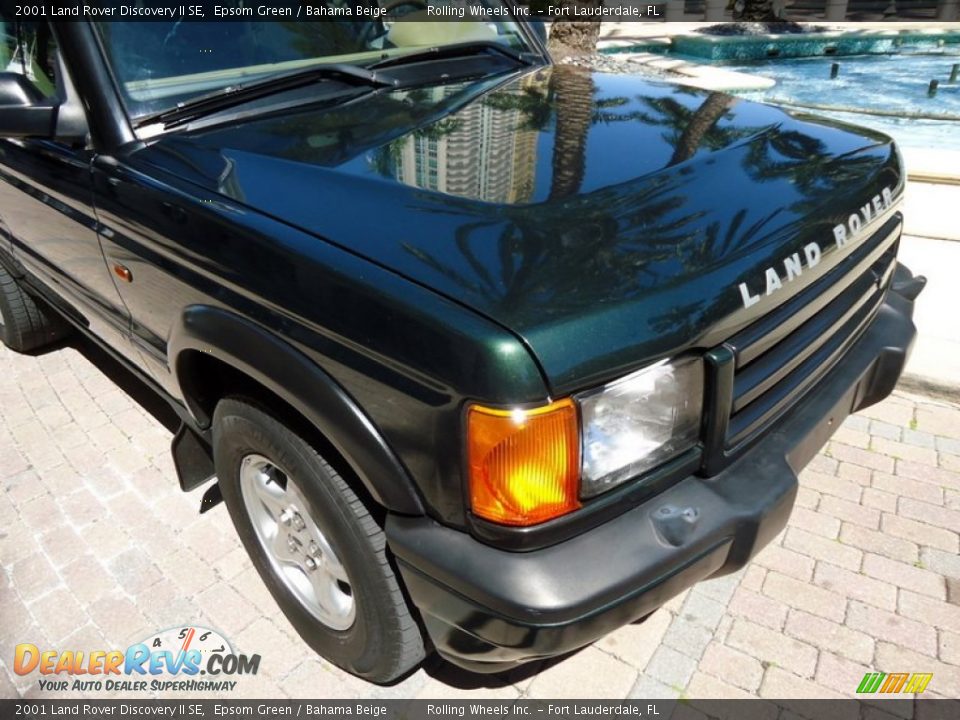 2001 Land Rover Discovery II SE Epsom Green / Bahama Beige Photo #29