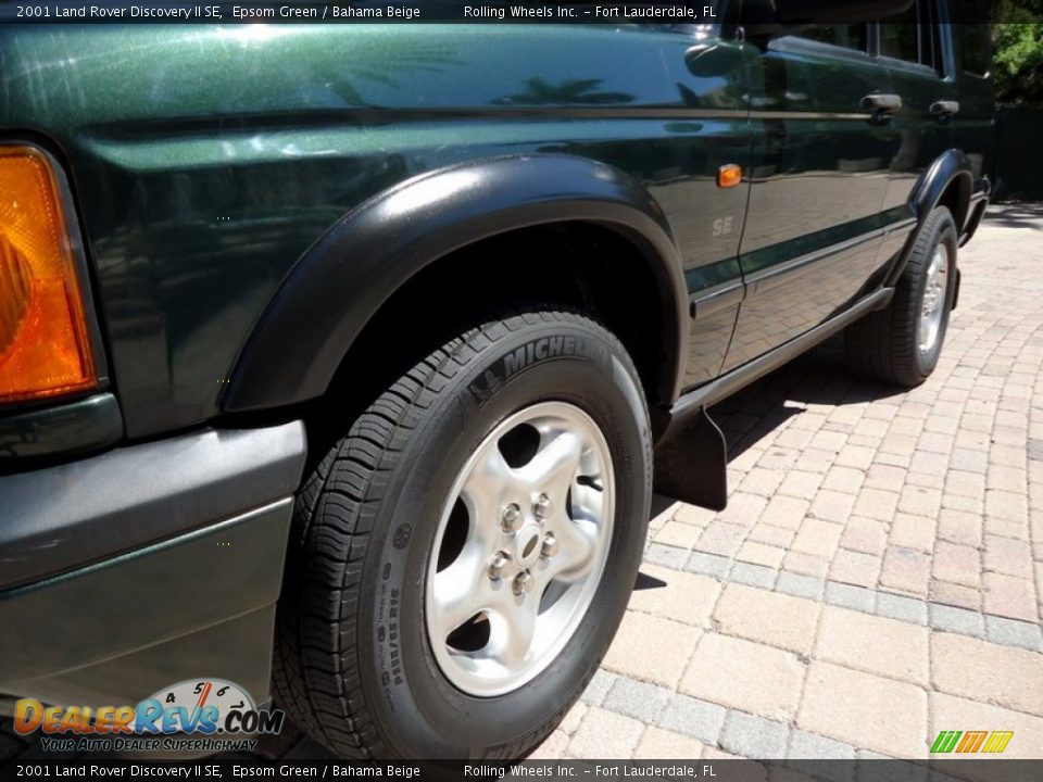 2001 Land Rover Discovery II SE Epsom Green / Bahama Beige Photo #30