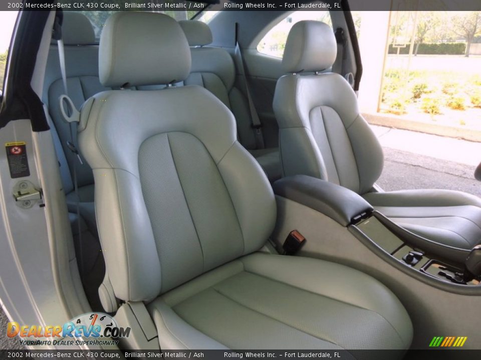 Front Seat of 2002 Mercedes-Benz CLK 430 Coupe Photo #18