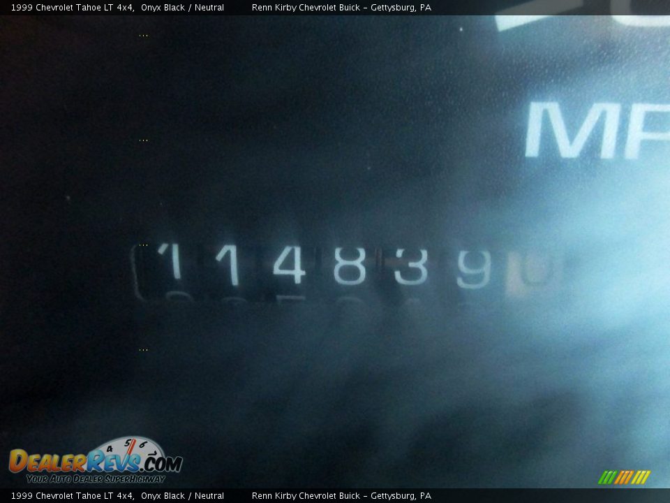 1999 Chevrolet Tahoe LT 4x4 Onyx Black / Neutral Photo #7