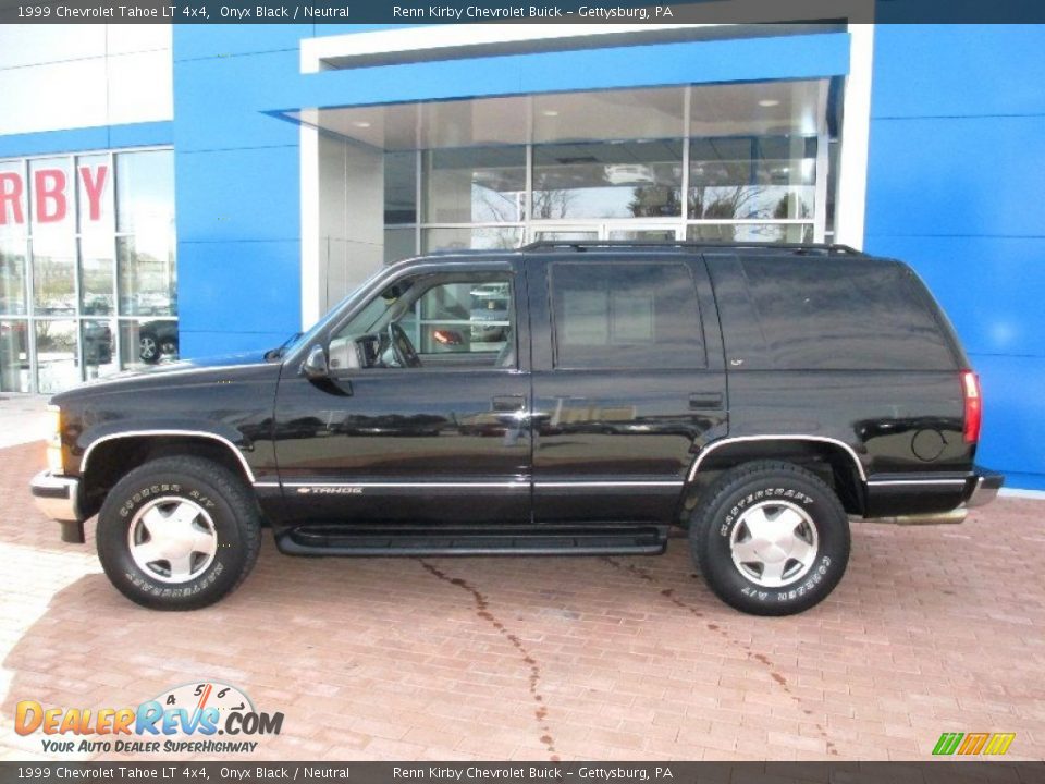 1999 Chevrolet Tahoe LT 4x4 Onyx Black / Neutral Photo #14