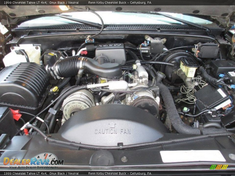 1999 Chevrolet Tahoe LT 4x4 Onyx Black / Neutral Photo #17