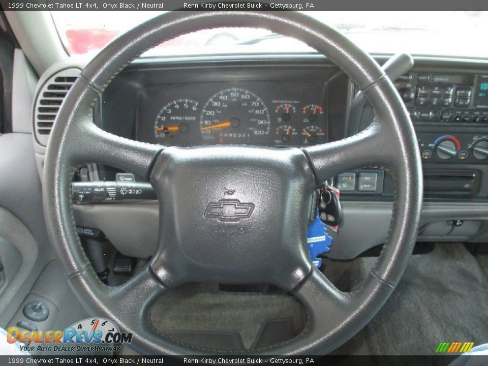 1999 Chevrolet Tahoe LT 4x4 Onyx Black / Neutral Photo #23