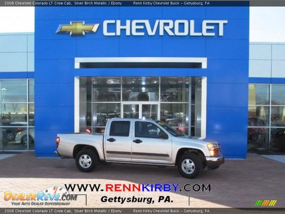 2008 Chevrolet Colorado LT Crew Cab Silver Birch Metallic / Ebony Photo #1