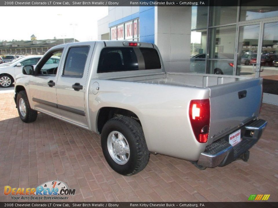 2008 Chevrolet Colorado LT Crew Cab Silver Birch Metallic / Ebony Photo #2