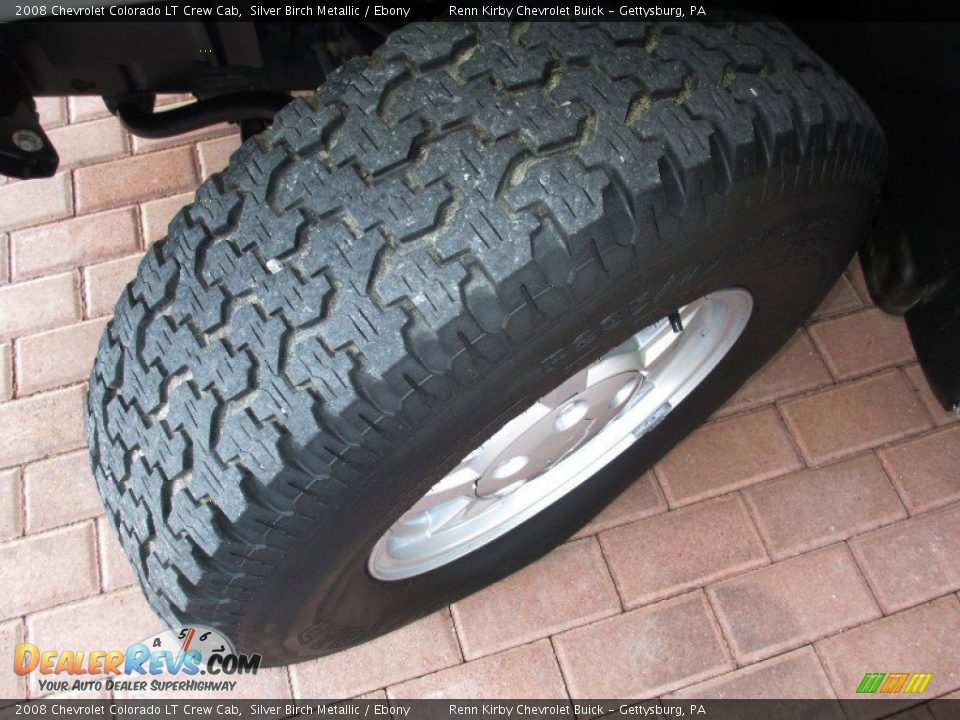 2008 Chevrolet Colorado LT Crew Cab Silver Birch Metallic / Ebony Photo #4