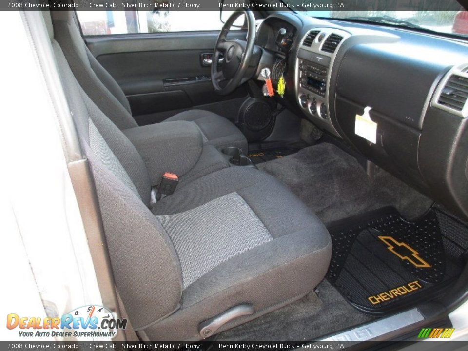 2008 Chevrolet Colorado LT Crew Cab Silver Birch Metallic / Ebony Photo #7