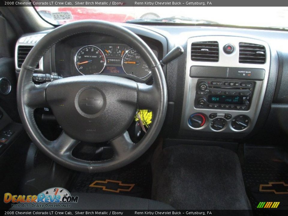 2008 Chevrolet Colorado LT Crew Cab Silver Birch Metallic / Ebony Photo #8